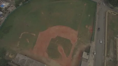 Old Baseball Field (RAW) Stock Footage 84185487