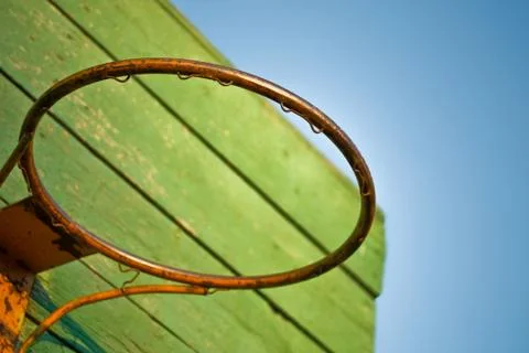 Old basketball Stock Photos