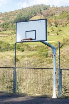 Old Basketball ring Stock Photos