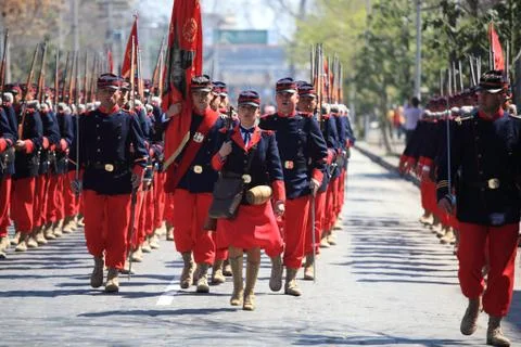 Old battalion. Chile Stock Photos