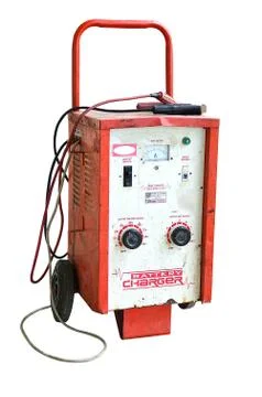 Old battery charger Stock Photos
