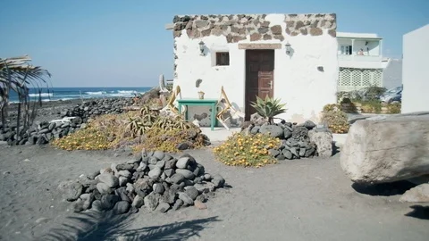 Old Beach Shack Stock Footage 102153655