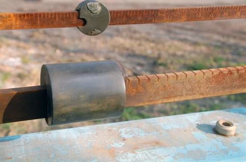 Old beam scale Stock Photos