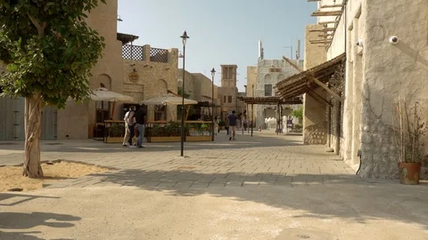 Old beautiful Dubai Deira Stock Footage 101323681