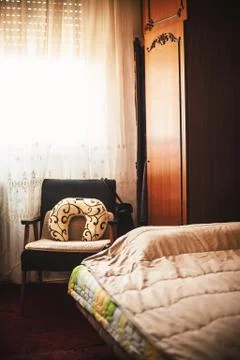 Old Bedroom Interior Stock Photos