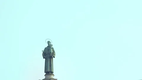 The old Bell Tower Video stock 75237614