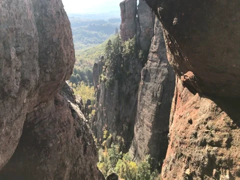 Old Belogradchik group of rocks Stock Footage 84144436