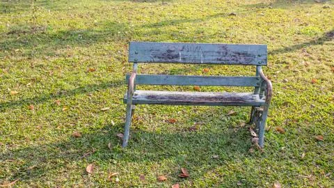 Old bench 库存照片