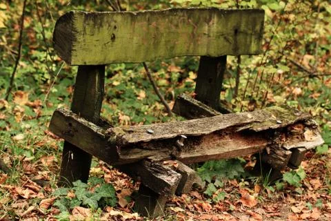 Old bench Stock Photos