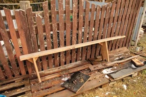 Old bench Foto stock