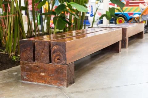 Old bench wood Stock Photos