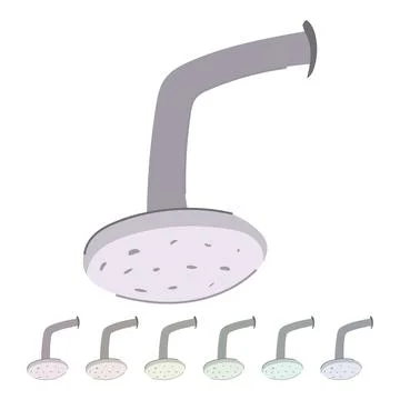 Old bent nail vector cartoon graphic Ilustração Stock