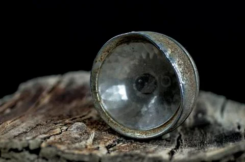 Old Bicycle head light Stock Photos