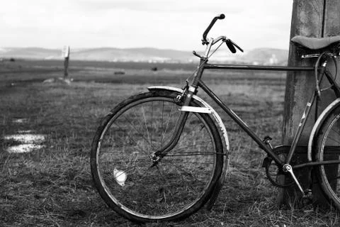 Old bicycle Stock Photos