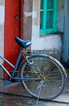 Old bicycle Stock Photos