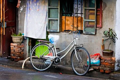Old bicycle Stock Photos