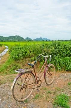 Old bicycle Stock Photos