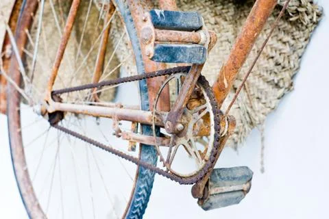 Old bicycle Stock Photos