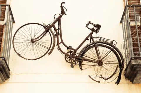 Old bicycle Stock Photos