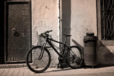 Old bicycle Stock Photos