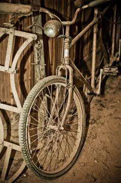Old bicycle Stock Photos