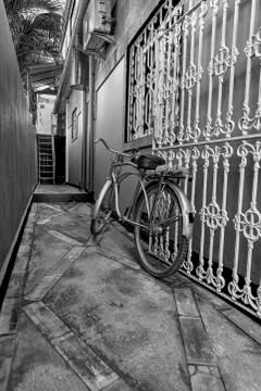 Old bicycle Stock Photos