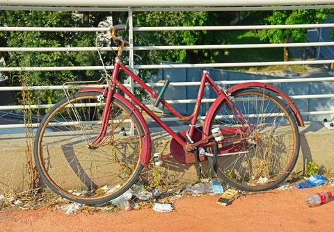 Old bicycle Stock Photos