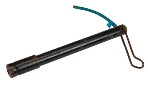 Old bicycle pump Stockfoto's
