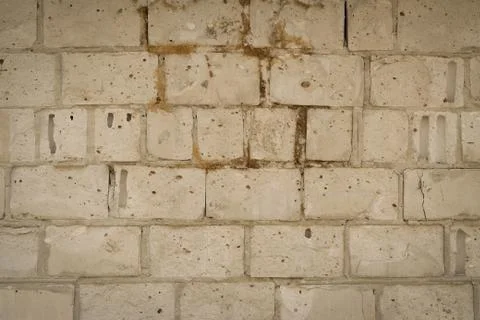 Old big brick background and texture Foto stock
