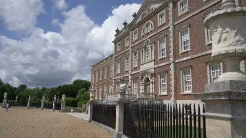 Old big house front view Video stock 133738942