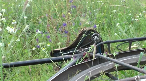 The Old bike Stock Footage 50144446