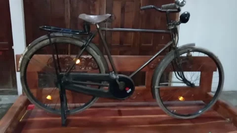 Old bike Stock Footage 205350953