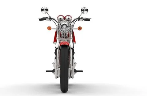 Old Bike Front Illustrazione stock