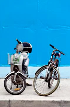 Old bikes Stock Photos