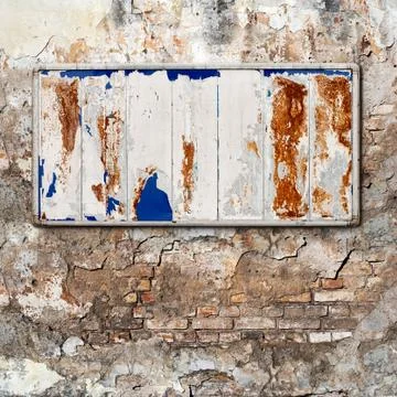 Old billboard frame Stock Photos