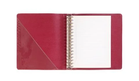 Old binder folder isolated Stock Photos