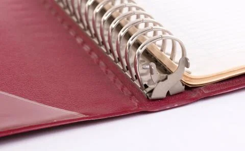 Old binder folder isolated Foto stock