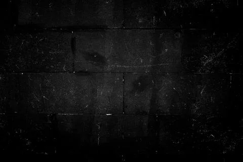 Old black background. Grunge texture. Dark wallpaper. Blackboard, Chalkboar.. Foto stock