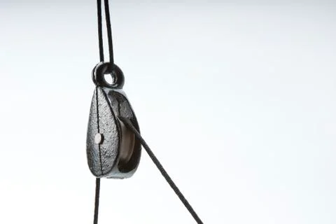Old Black Pulley Stock Photos
