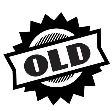 Old black stamp Stockillustratie
