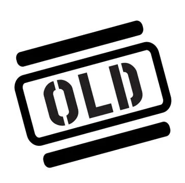Old black stamp Illustrazione stock