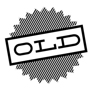 Old black stamp Stock Illustration