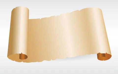 Old blank paper script. Stock Illustration