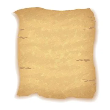 Old Blank Paper Sheet Stock Illustration