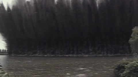 Old blasting river Stock Footage 234494886