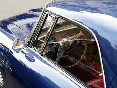 Old blue car Stock Photos