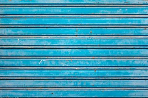Old blue shutters Stock Photos