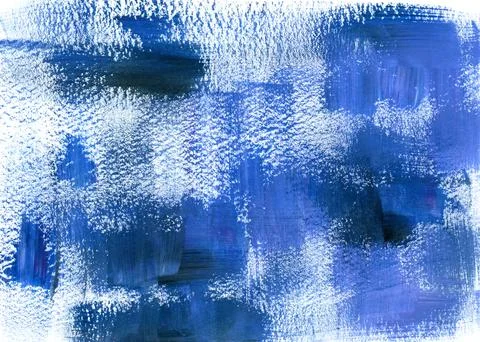 Old blue textured background with rough, harsh brush strokes 스톡 일러스트