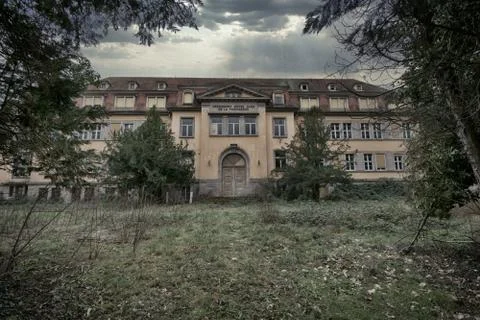 Old boarding school Foto stock
