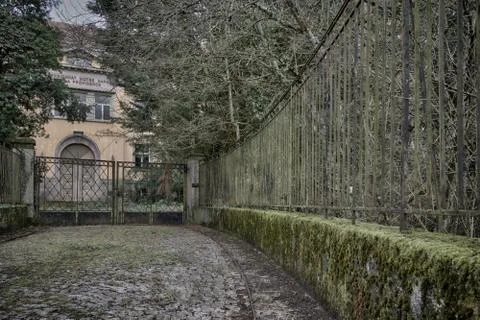 Old boarding school view Foto stock